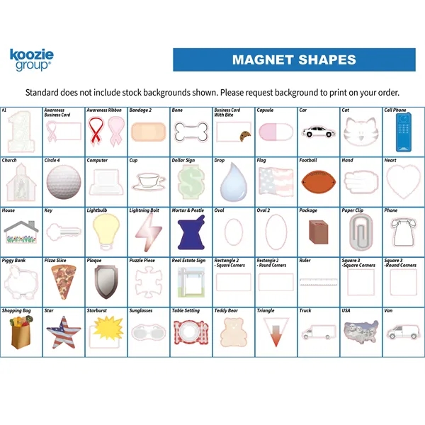 Good Value™ 20 Mil Medium Stock Shape Magnet - Good Value™ 20 Mil Medium Stock Shape Magnet - Image 1 of 23