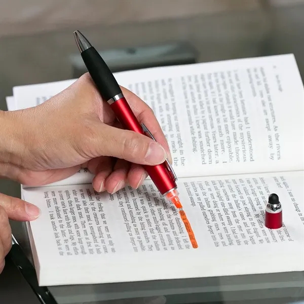 Curvaceous Stylus Cap Highlighter Pen - Curvaceous Stylus Cap Highlighter Pen - Image 2 of 6