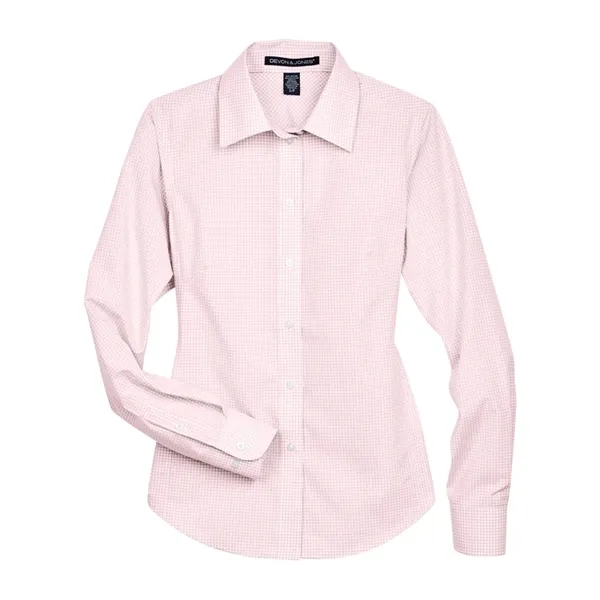Devon & Jones Women's Crown Collection® Gingham Check Wov... - Devon & Jones Women's Crown Collection® Gingham Check Wov... - Image 7 of 12