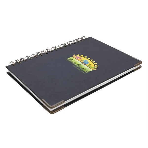 Good Value™ Woven Paper Hardback With Metal Accents Notebook - Good Value™ Woven Paper Hardback With Metal Accents Notebook - Image 5 of 11
