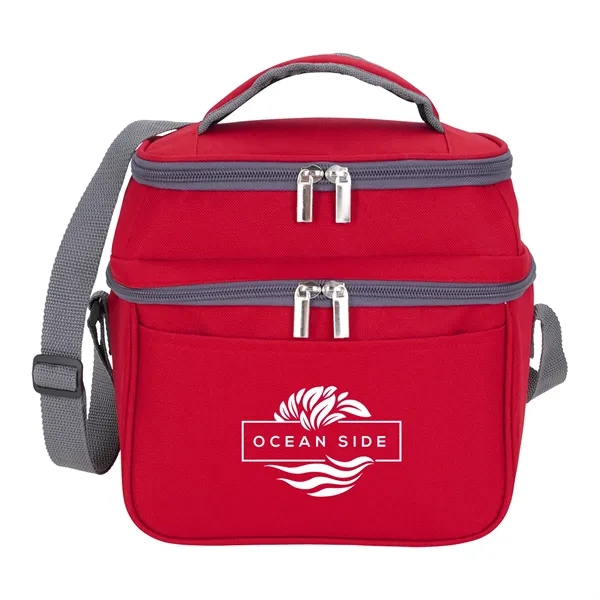 Dual Compartment 6-Can Cooler - Dual Compartment 6-Can Cooler - Image 6 of 13
