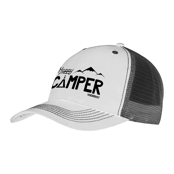 Color Accent Mesh Snapback Cap - Color Accent Mesh Snapback Cap - Image 14 of 15