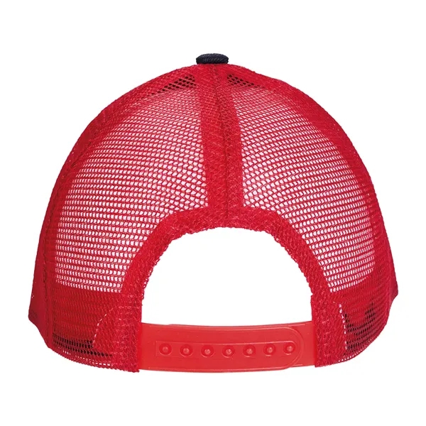 Mid-Profile Accent Mesh Snapback Cap - Mid-Profile Accent Mesh Snapback Cap - Image 12 of 14