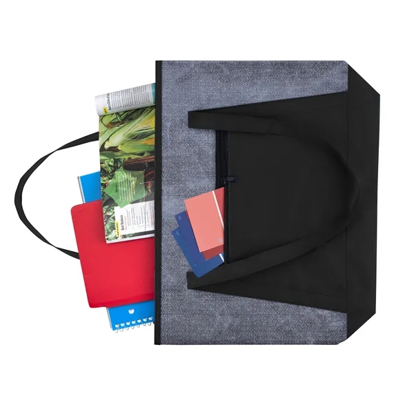 Good Value™ Heathered RPET Non-Woven Tote - Good Value™ Heathered RPET Non-Woven Tote - Image 7 of 24