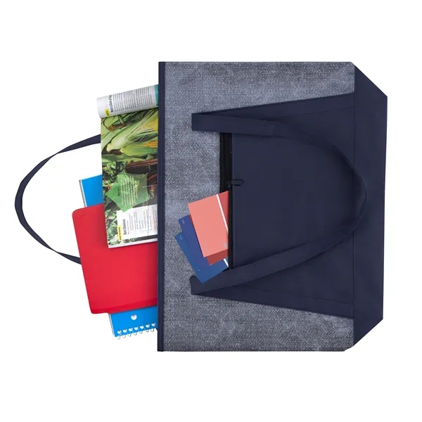 Good Value™ Heathered RPET Non-Woven Tote - Good Value™ Heathered RPET Non-Woven Tote - Image 12 of 24
