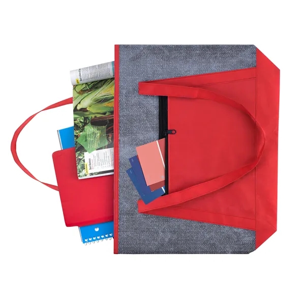 Good Value™ Heathered RPET Non-Woven Tote - Good Value™ Heathered RPET Non-Woven Tote - Image 14 of 24