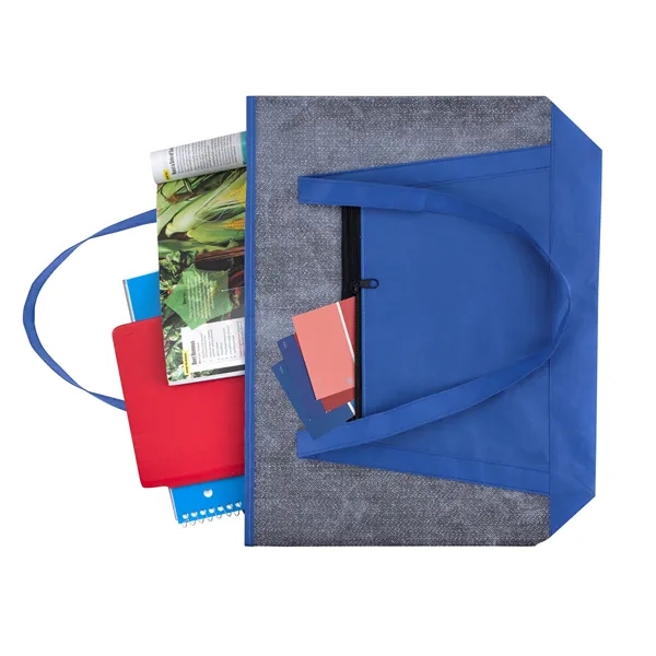Good Value™ Heathered RPET Non-Woven Tote - Good Value™ Heathered RPET Non-Woven Tote - Image 17 of 24