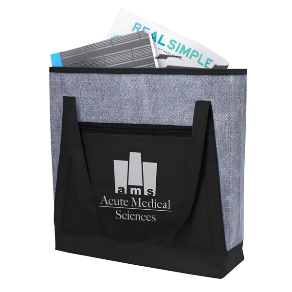 Good Value™ Heathered RPET Non-Woven Tote - Good Value™ Heathered RPET Non-Woven Tote - Image 19 of 24
