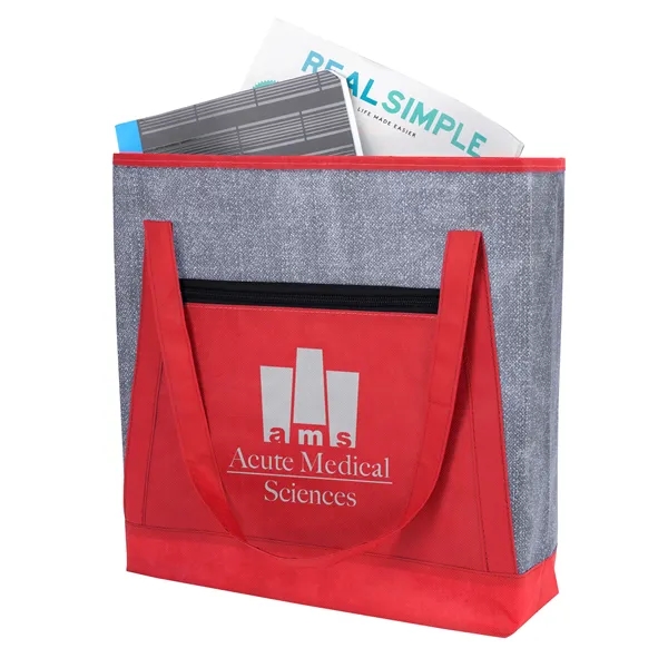 Good Value™ Heathered RPET Non-Woven Tote - Good Value™ Heathered RPET Non-Woven Tote - Image 21 of 24