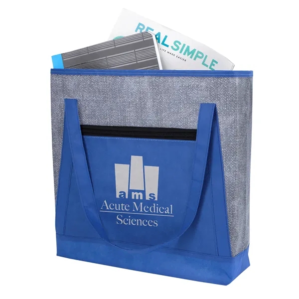 Good Value™ Heathered RPET Non-Woven Tote - Good Value™ Heathered RPET Non-Woven Tote - Image 23 of 24