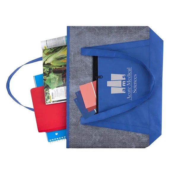Good Value™ Heathered RPET Non-Woven Tote - Good Value™ Heathered RPET Non-Woven Tote - Image 24 of 24