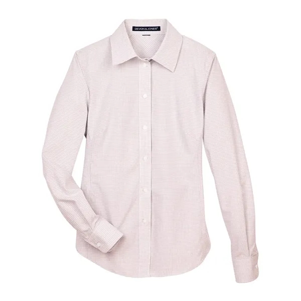 Devon & Jones Women's Crown Collection® Micro Tattersall ... - Devon & Jones Women's Crown Collection® Micro Tattersall ... - Image 1 of 10