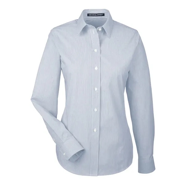 Devon & Jones Women's Crown Collection® Striped Woven Dre... - Devon & Jones Women's Crown Collection® Striped Woven Dre... - Image 2 of 4