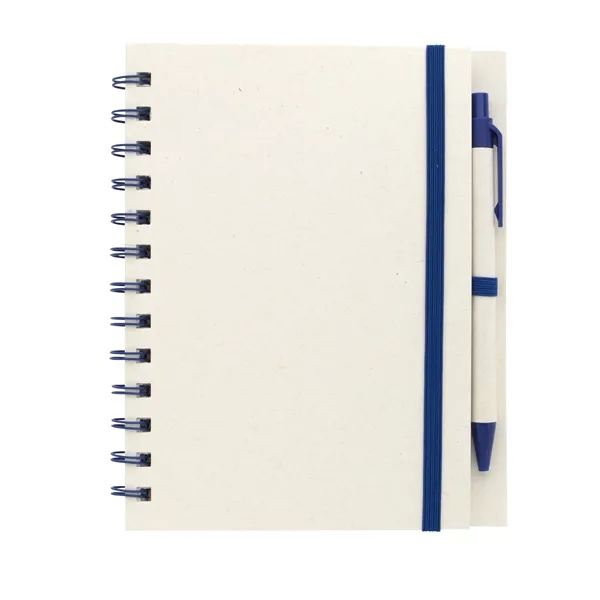 Good Value™ BoC Recycled Paper Spiral Notebook with Pen - Good Value™ BoC Recycled Paper Spiral Notebook with Pen - Image 8 of 13