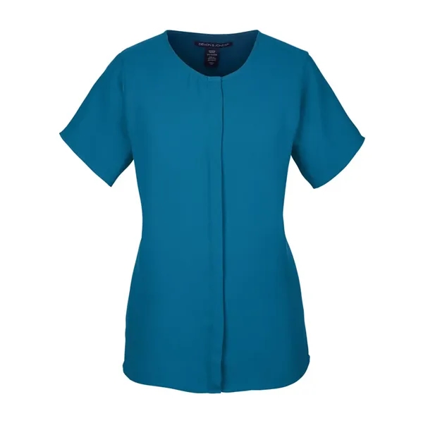 Devon & Jones Women's Perfect Fit™ Crepe Blouse - Devon & Jones Women's Perfect Fit™ Crepe Blouse - Image 3 of 7