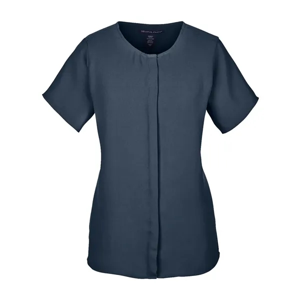 Devon & Jones Women's Perfect Fit™ Crepe Blouse - Devon & Jones Women's Perfect Fit™ Crepe Blouse - Image 6 of 7