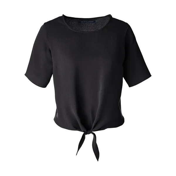 Devon & Jones Women's Perfect Fit™ Tie Front Blouse - Devon & Jones Women's Perfect Fit™ Tie Front Blouse - Image 1 of 12