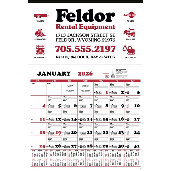 Skinner & Kennedy™ Contractor's Apron Calendar - Skinner & Kennedy™ Contractor's Apron Calendar - Image 4 of 10