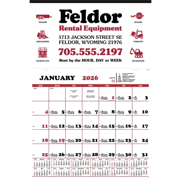 Skinner & Kennedy™ Contractor's Apron Calendar - Skinner & Kennedy™ Contractor's Apron Calendar - Image 7 of 10