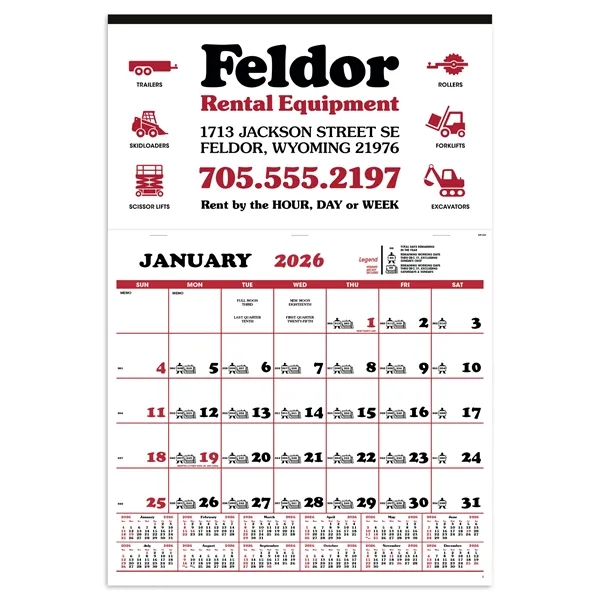 Skinner & Kennedy™ Contractor's Apron Calendar - Skinner & Kennedy™ Contractor's Apron Calendar - Image 8 of 10