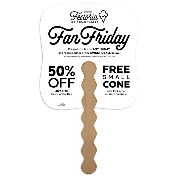 Skinner & Kennedy™ White Stock Fan - Skinner & Kennedy™ White Stock Fan - Image 12 of 26