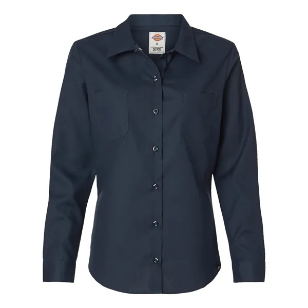 Dickies Women's Long Sleeve Industrial Work Shirt - Dickies Women's Long Sleeve Industrial Work Shirt - Image 3 of 4