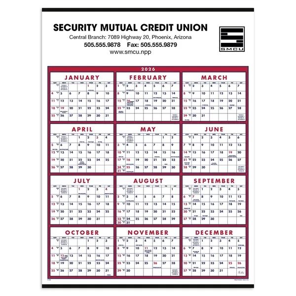 Triumph® Calendars Span-A-Year Calendar - Triumph® Calendars Span-A-Year Calendar - Image 1 of 5