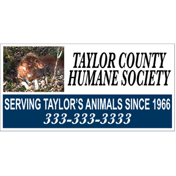 48" x 24" 4CP Corrugated Sign - 48" x 24" 4CP Corrugated Sign - Image 2 of 8