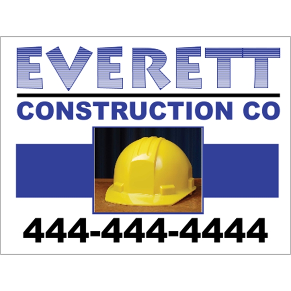 48" x 36" 4CP Corrugated Sign - 48" x 36" 4CP Corrugated Sign - Image 1 of 8