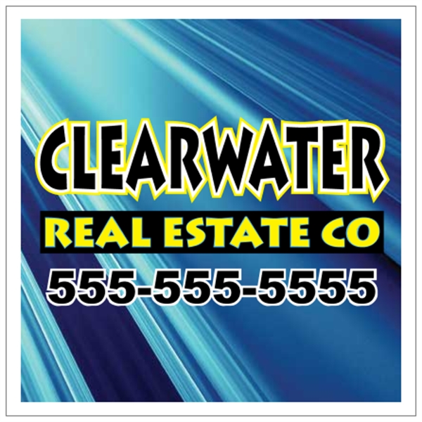 48" x 48" 4CP Corrugated Sign - 48" x 48" 4CP Corrugated Sign - Image 5 of 8