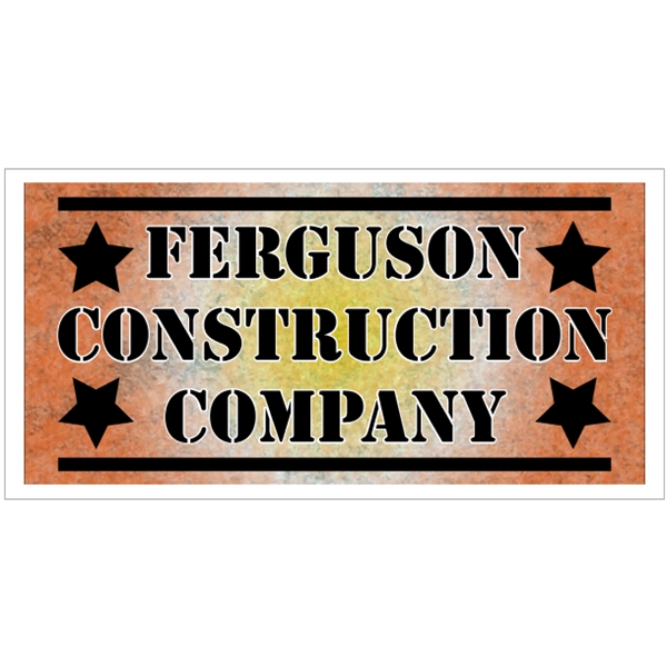 96" x 48" 4CP Corrugated Sign - 96" x 48" 4CP Corrugated Sign - Image 1 of 8
