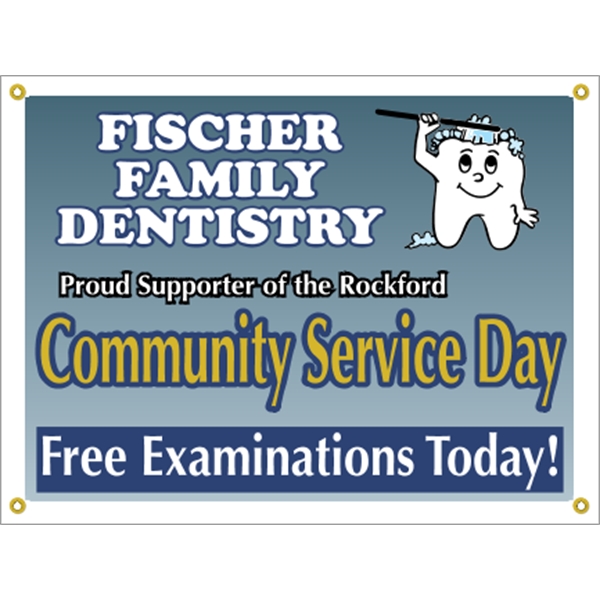 4' x 3' Banner