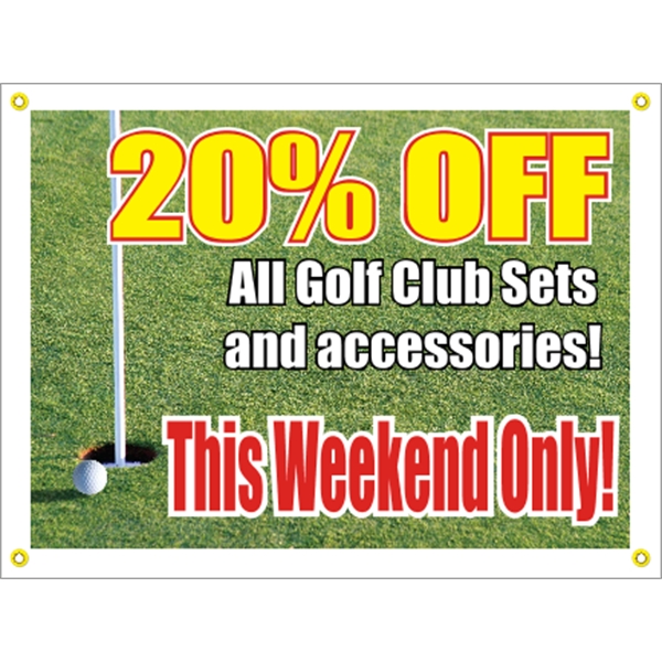 4' x 3' Banner
