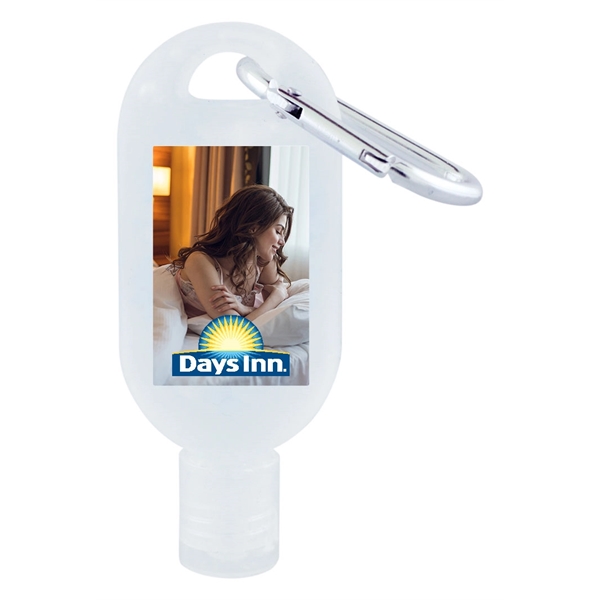 1 oz. Hand Sanitizer Gel with Carabiner - 1 oz. Hand Sanitizer Gel with Carabiner - Image 3 of 5