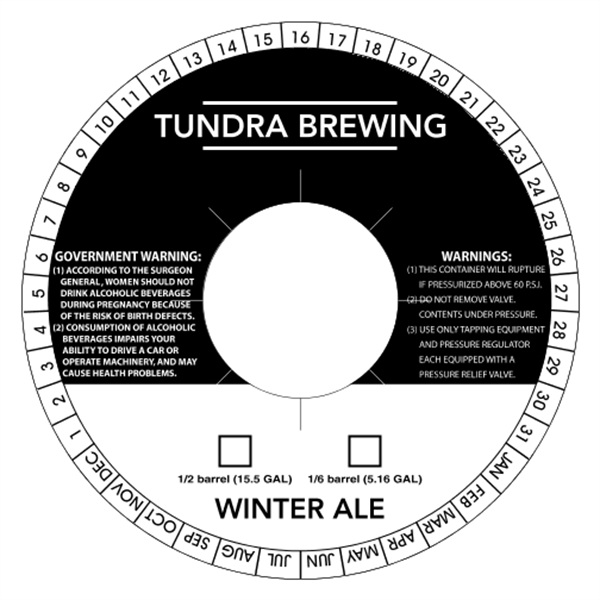 6.5" Keg Collars, Spot Color .024" All-Weather Poster Board - 6.5" Keg Collars, Spot Color .024" All-Weather Poster Board - Image 0 of 0