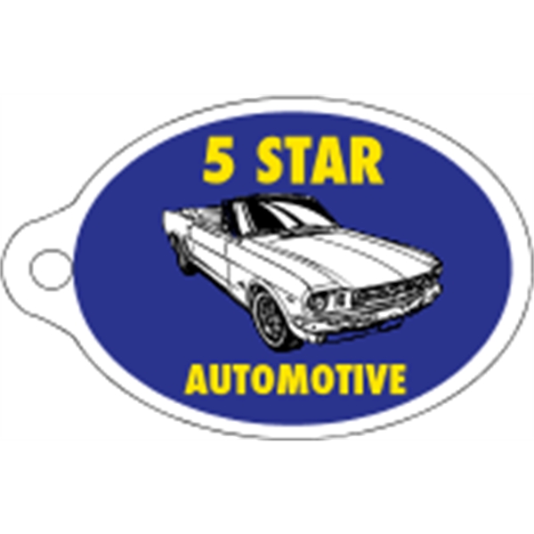 Oval Key Tag