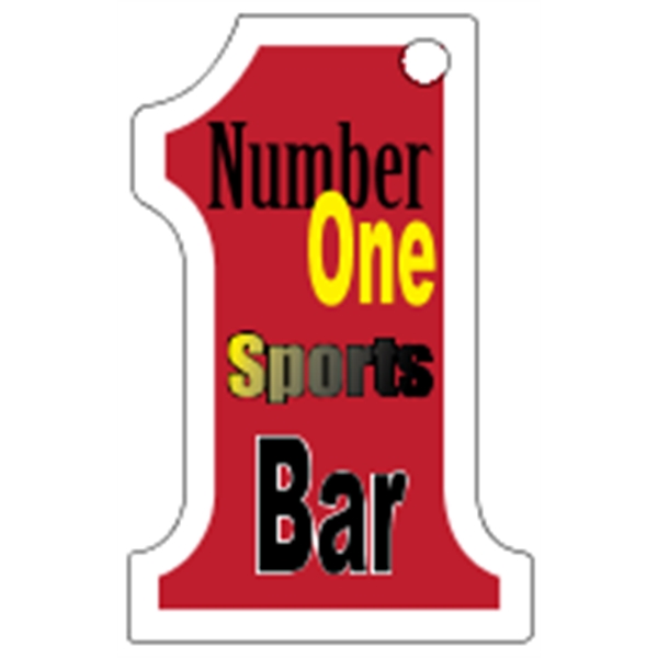 1.625" x 2.5" #1- 4CP Mini Key Tag