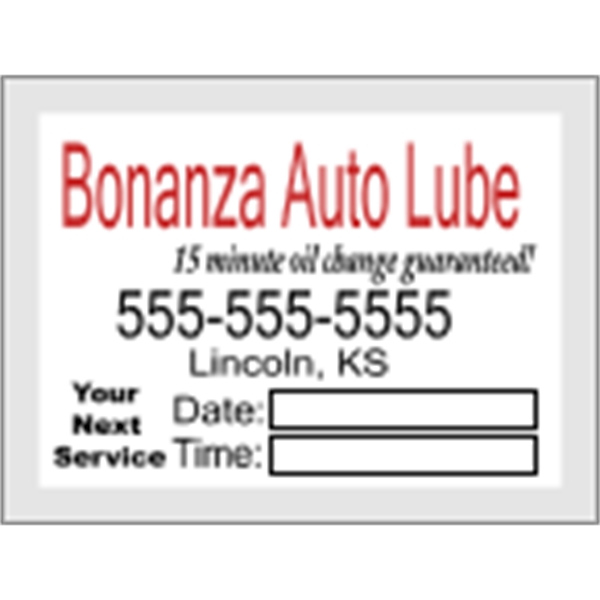 Custom Small Clear Static - On Roll - Custom Small Clear Static - On Roll - Image 1 of 1