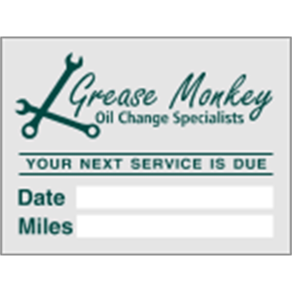 2" x 1.5" Small Clear Static - On Roll - 2" x 1.5" Small Clear Static - On Roll - Image 1 of 1