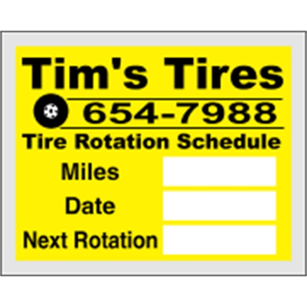 2.5" x 2" Large Clear Static - Individual - 2.5" x 2" Large Clear Static - Individual - Image 0 of 1