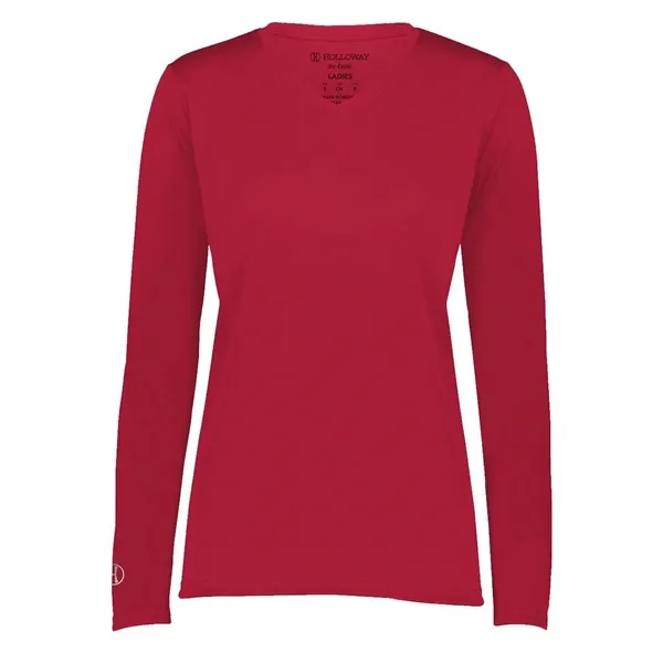Custom Holloway Women's Momentum Long Sleeve V-Neck T-Shirt