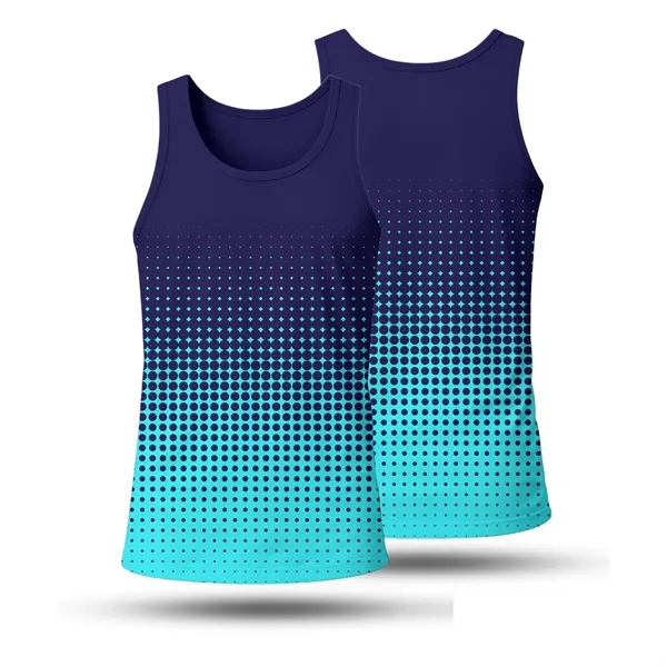 Ladies' Sport Tec Dye Sublimated Tank Top - Ladies' Sport Tec Dye Sublimated Tank Top - Image 2 of 3