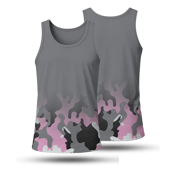 Ladies' Sport Tec Dye Sublimated Tank Top - Ladies' Sport Tec Dye Sublimated Tank Top - Image 1 of 3