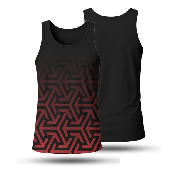 Ladies' Sport Tec Dye Sublimated Tank Top - Ladies' Sport Tec Dye Sublimated Tank Top - Image 3 of 3