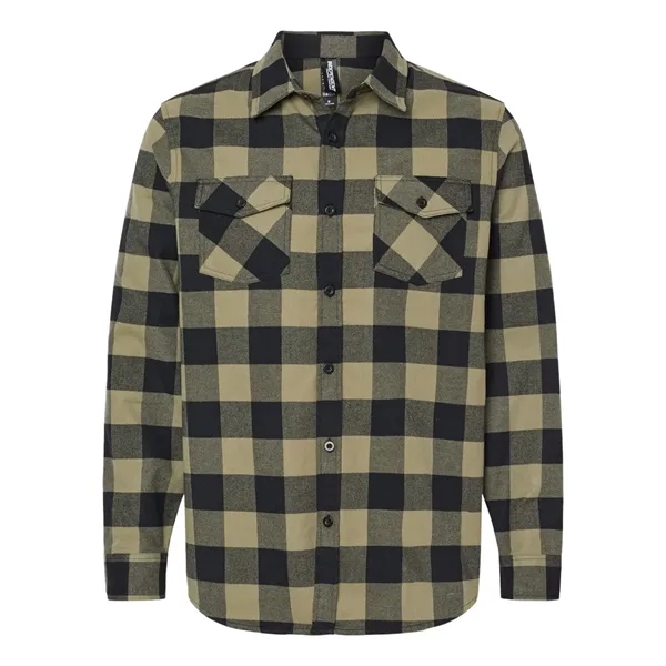 Independent Trading Co. Unisex Flannel Shirt - Independent Trading Co. Unisex Flannel Shirt - Image 5 of 8