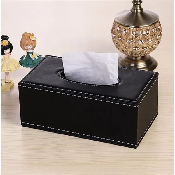 High-end Fashion PU Leather Tissue Box - High-end Fashion PU Leather Tissue Box - Image 0 of 2