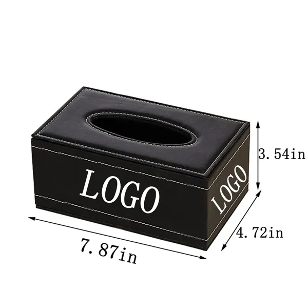 High-end Fashion PU Leather Tissue Box - High-end Fashion PU Leather Tissue Box - Image 1 of 2