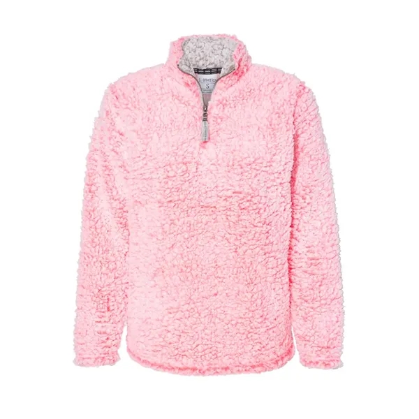 J. America Women's Epic Sherpa Quarter-Zip Pullover - J. America Women's Epic Sherpa Quarter-Zip Pullover - Image 7 of 16