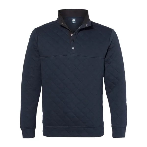 J. America Men's Quilted Half-Snap Pullover - J. America Men's Quilted Half-Snap Pullover - Image 5 of 6