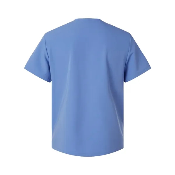 Jaanuu Men's Platt 3-Pocket Scrub V-Neck Top - Jaanuu Men's Platt 3-Pocket Scrub V-Neck Top - Image 6 of 10